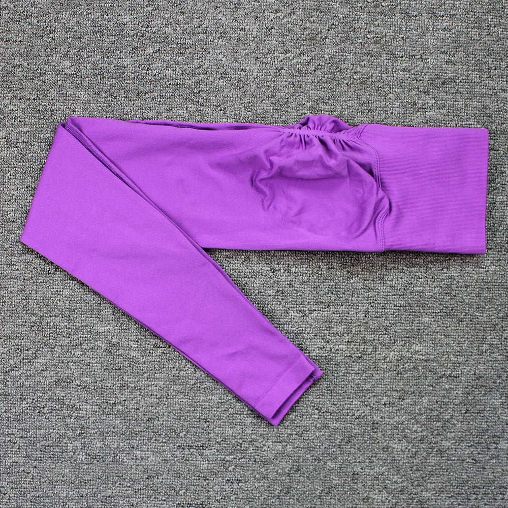 New Seamless Push up Sport Leggings for Women High Waist Tummy Control Gym Workout Fitness Tights Stretchy Peach Butt Yoga Pants