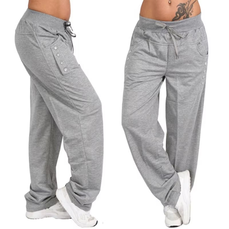 Spring Autumn Loose Casual Pants Women 2023 Black Gray Pantalones Mujer Pantalon Femme Jogger Trousers plus Size Women Leggings