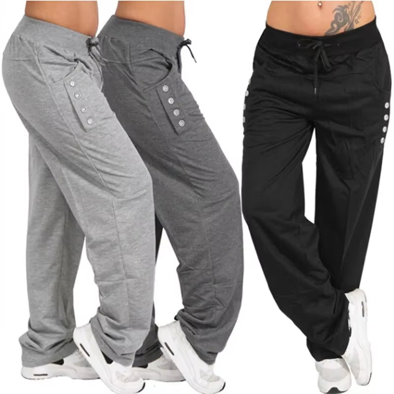 Spring Autumn Loose Casual Pants Women 2023 Black Gray Pantalones Mujer Pantalon Femme Jogger Trousers plus Size Women Leggings
