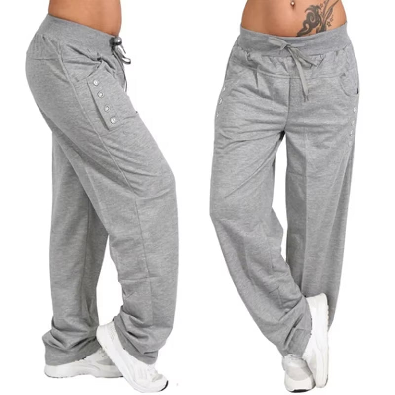 Spring Autumn Loose Casual Pants Women 2023 Black Gray Pantalones Mujer Pantalon Femme Jogger Trousers plus Size Women Leggings